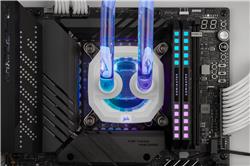 Ensemble de refroidissement personnalisé CORSAIR Hydro X Series iCUE XH305i RGB PRO - Blanc