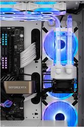 Ensemble de refroidissement personnalisé CORSAIR Hydro X Series iCUE XH305i RGB PRO - Blanc