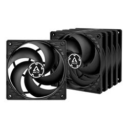 Arctic P12 Ventilateur de 120 mm, Noir, Paquet de 5