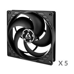 Arctic P14 PWM PST 140mm Ventilateur PWM avec répartiteur de câble, 5 pièces