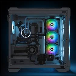 THERMALTAKE Pure Duo 12 ARGB Sync Radiator Fan, White – 2 pack(Open Box)