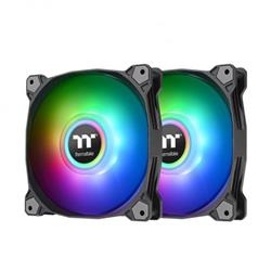 THERMALTAKE (Pure Duo 14) - Ventilateurs de radiateur ARGB (x2) noir(Open Box)