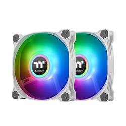 THERMALTAKE Pure Duo 14 ARGB Sync Radiator Fan, White – 2 pack(Open Box)