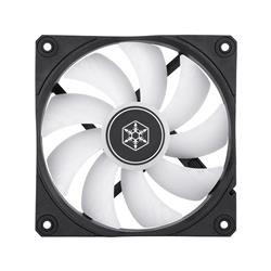 Ventilateur PWM ARGB amélioré Silverstone Shark Force 120 de performance de 120 mm, SST-SF120B-ARGB