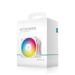 DeepCool FC120 WHITE-3 IN 1 Performance RGB PWM Case Fan - Triple Pac