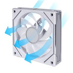 LIAN LI SL120 SL120 Reverse Blade 120 mm Ventilateur Blanc