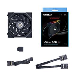 LIAN LI Uni Fan TL120 Reverse Black, Single Pack