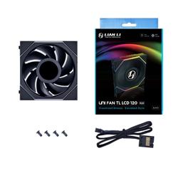 LIAN LI Uni Fan TLLCD120 Black, Single Pack(Open Box)