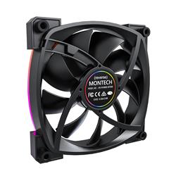 Montech RX 140 PWM Case Fan, Black