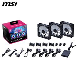 MSI MPG EZ120 ARGB-3B, bloc de connecteur magnétique - paquet de 3 noir