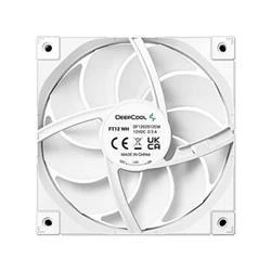 DeepCool FT12 WH, 120mm FDB Fan, 3-Phase 10-pole 12-slot Motor, PWM,