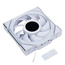 LIAN LI UNI FAN SL WIRELESS RGB LCD White Color Single Pack 12cm Fan Pack without Controller