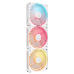 CORSAIR LX-R RGB Series, iCUE LINK LX120-R RGB White, 120mm RGB Fan, Triple Fan Kit