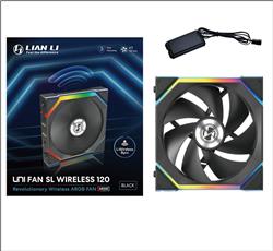 Lian Li UNI FAN SL 120 Wireless RGB 120mm Fan, Black