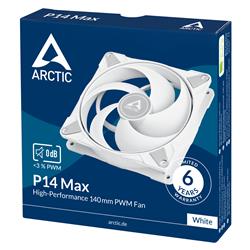 Arctic P14 MAX 140mm PWM Fan, White, 1 Pieces