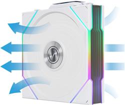Ventilateur Lian-Li Fan 12RTL1W3W FDB Blanc