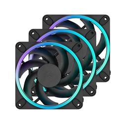 Fractal Design Momentum 12 RGB PWM Black 120 mm  ARGB LED FDB (3-pack