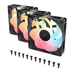 CORSAIR RS120-R ARGB 120mm Fan Triple Pack, BLK