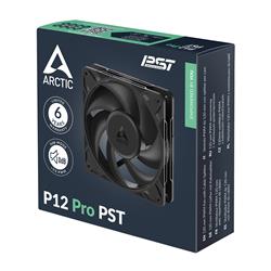 ARCTIC COOLING P12 Pro PST 120mm Case Fan Single Pack Black