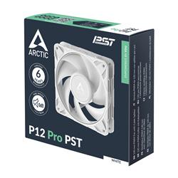 ARCTIC COOLING P12 Pro PST 120mm Case FanSingle Pack White