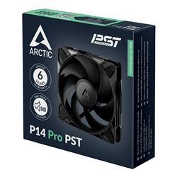 ARCTIC COOLING P14 Pro PST 140mm Case FanSingle Pack Black(Open Box)