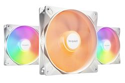 be quiet! Light Wings LX 140mm PWM High-speed ARGB Case Fan, White, 3