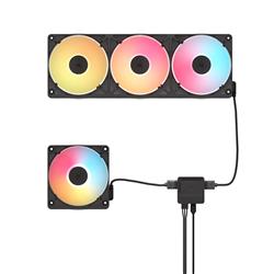 CORSAIR iCUE LINK RX120 II RGB 120 mm Ventilateur Paquet de 1 Noir