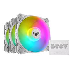ASUS TUF GAMING TF120 ARGB White 3IN1 120mm Case Fan 3-Pack White