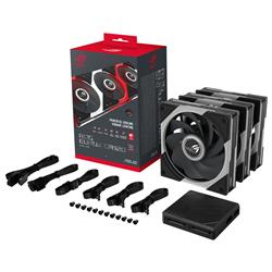 ASUS ROG Europe GR120 ARGB 120 mm Renversé Ventilateur Paquet de 3 Noi