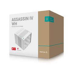 DeepCool ASSASSIN IV WH Premium CPU Air Cooler, White, Dual-Tower, 12