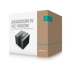DeepCool ASSASSIN IV VC VISION Premium CPU Air Cooler, Dual-Tower, Bl