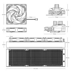 Arctic Liquid Freezer II - 420 : All-in-One CPU Water Cooler with 420mm radiator and 3x P14 PWM fan(Open Box)
