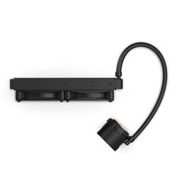 Refroidisseur liquide NZXT Kraken 240 - 240 mm AIO avec 1,54 pouces. Ventilateurs d'affichage et de radiateur (noir)