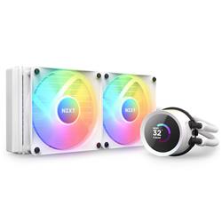 NZXT Kraken 240 RGB - 240mm AIO liquid cooler w/ 1.54in. Display, RGB Controller and RGB Fans (Black)
