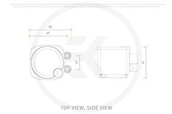 EKWB Nucleus AIO CR240 Lux D-RGB Liquid Cooler - White