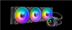 Azza Galeforce 360 ARGB Refrodisseur de liquide pour processeur | Avec 3x Ventilateur ARVB PWM | Compatible jusqu'à Intel LG...