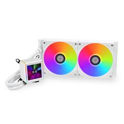LIAN LI Galahad II LCD 280mm AIO Liquid CPU Cooler - Black
