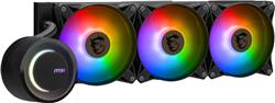 MSI MAG Coreliquid E360 Refroidisseur liquide AIO de processeur | Radiateur de 360mm | 3x 120mm Ventilateurs PWM ARVB, Compa...