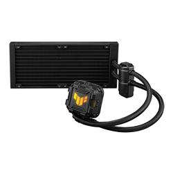 ASUS TUF Gaming LC II 240 ARGB all-in-one liquid CPU cooler features reinforced-tubing, low-noise pump, ARGB fans + cover, 6...