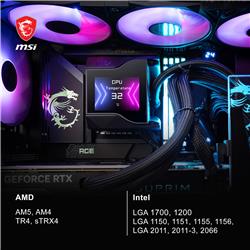 MSI MPG CORELIQUID D360 Refroidisseur d'eau tout-en-un pour processeur | Radiateur 360mm | 3x Ventilateurs PWM 120mm | ARVB,...