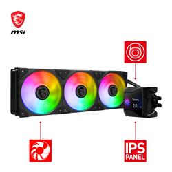 MSI MPG CORELIQUID D360 AIO Liquid CPU Cooler, 360mm Radiator, Triple 120mm PWM Fans, ARGB, Compatible with LGA 1851 Socket