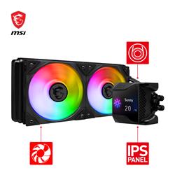 MSI MPG CORELIQUID D240 AIO Liquid CPU Cooler, 240mm Radiator
