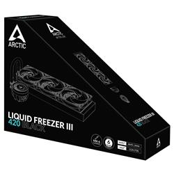 Arctic Liquid Freezer III 420 AIO CPU Water Cooler, Black