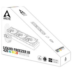 Arctic Liquid Freezer III 420 A-RGB AIO CPU Water Cooler, White