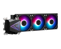 MSI MAG Coreliquid I360 AIO Liquid CPU Cooler, 360mm Radiator, Triple 120mm ARGB PWM Fans, Compatible with LGA 1851 Socket
