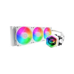 COOLER MASTER Masterliquid 360 CORE II ARGB CPU Liquid Cooler, White(Open Box)