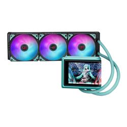 ASUS ROG RYUO IV 360 ARGB MIKU 360mm Liquid Cooler blue-green