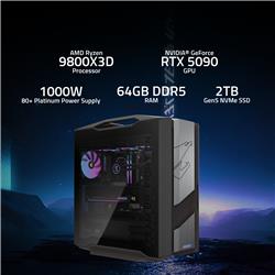 Gigabyte AORUS SUPREME 5 AMD R7 9800X3D RTX 5090 64 Go 2 To W11F