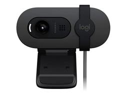 LOGITECH Brio 100 Webcam, HD 1080P, Graphite(Open Box)