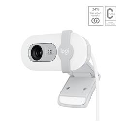 LOGITECH Brio 100 Webcam with Full HD 1080p resolution, Off-White